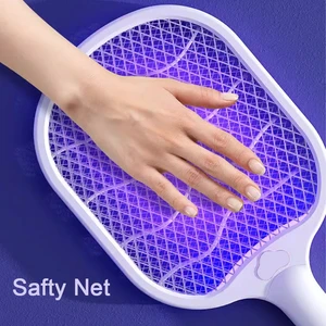 High Quality USB Rechargeable Fly Swatter Bat Racket Factory New Design Electric Mosquito Killer Ant Pest Control Product