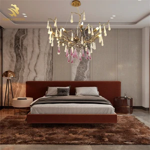 Postmodern Creative Art Tassel Branch Chandelier Bedroom Pendant Light French Light Luxury Living Room Dining Room Chandelier