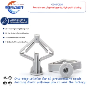Plastic Aircraft Expansion Plug Anchor Bolt for Gypsum Board and Hollow Brick M8 Thread Concrete Anchor