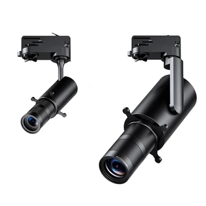 Modern 355 Degree Rotatable COB LED Projector Light 10W 30W Zoomable Shapeable Track Light with Logo Gobo Color Change