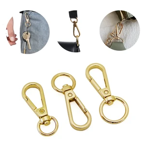 13mm O Ring Ended Swivel Trigger Bolt Snap Hook Eye Lobster Claw Clasp Spring Loaded Clip Metal Carabiner Bag Part Accessory