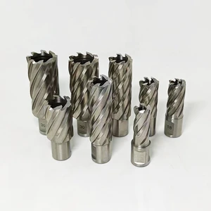 50mm Cutting Depth RJTOOLS Annular Cutters High Speed Steel Broach Cutter HSS Magnetic Drill Bits