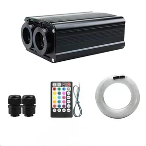 Indoor 32W LED Fiber Optic Star Ceiling Light Kit Garden Fiber Optics Solar Light Source