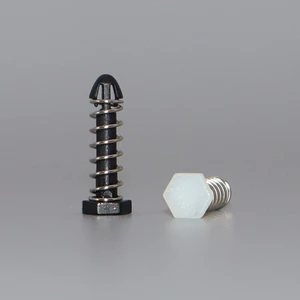 Hex Head Spring Loaded Plastic Clip Fastener Push Lock Snap Lock Retaining Clip Panel Spring Clip Spring Loaded Expansion Pin