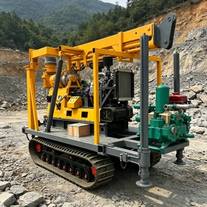 Diesel Core Drilling Equipment 130m 150m 200m Hydraulic Automatic Feed Geological Exploration Blasting Hole Drill