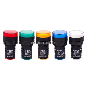 LED Power Indicator AD16-22DS Universal signal Light AC/DC 6V/12V/24V/36V/48V/380V Red/green/yellow/blue/white