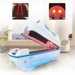 Guangyang Efficient Heat Retention 660nm+850nm Red Lights Infrared Sauna Capsule Spa Capsule Weight Loss