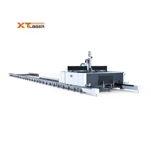 XT Laser HPC Series 32260 5-Axis Fiber Laser CNC Cutting Machine For Sheet Metal Tube 18mm Thickness Water Cooling Supports