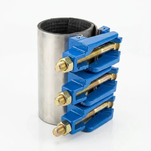 10 Inch China Factory Repair Clamp for Pipe Leak - Ductile Iron JAW & Stainless Steel Band Pipe Leak Repair Clamp