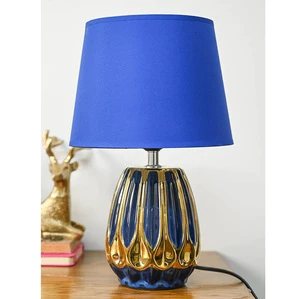 Premium Bedside Night Lamp with Glass Shade and E27 Socket for Classic Home Design for Export Selling at Economical Price