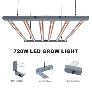 High-brightness 720W LED Indoor Plant Growth Light Dimmable Full Spectrum UV IR 720W LED Grow Light for Plant Grow