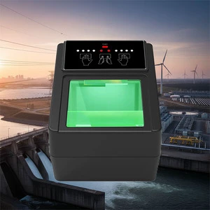 USB Optical FBI 442 Compliant Fingerprint Collector Ten-Finger Scanner For Windows Enrollment Systems Identity Verification