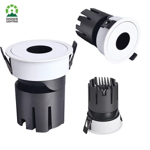 12w 18w 30w Ultra-thin Aluminum Downlight Microporous Cob Lamp Adjustable Angle Waterproof LED Downlight Spotlight
