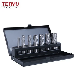 HSS High Speed Steel M2 Magnetic Drill Bit Rail Annular Hole Pipe Core Cutter Bits Steel Hole Saw HSS Set
