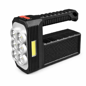 W5116 USB Rechargeable LED Flashlight Edc Waterproof Custom Logo OEM Factory Supply 18650 Lithium Battery