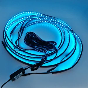 Car Sensory Accessories Interior Atmosphere Fiber Optic Lighting Plastic Body Interior Lamp