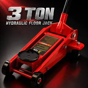 3T High-Rise Hydraulic Steel Pneumatic Floor Jack With Double Pump 6600lbs Capacity Lifting Tool for Cars or Trucks