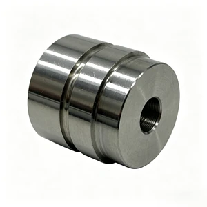 Custom CNC Turned Multi-Step Stainless Steel Threaded Sleeve, Precision Machined Step Bushing WithThread for Automation Fixture