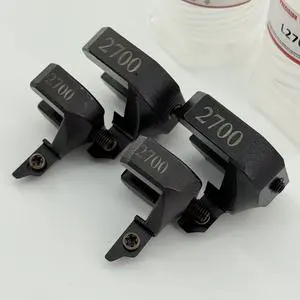 Cutting Bit Holder 11mm Thickness 2700 Model Black Coating Stainless Steel for CNC Lathe Valve Seat Tools