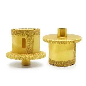 Diamond Core Drill Bit Vacuum Brazed Basin/Sink Hole Opener Flume for Granite Marble Tile Ceramics