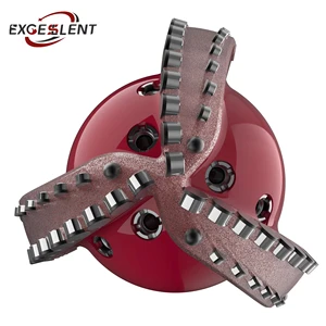 Double-row Teeth PDC Drill Bit with Tungsten Carbide Coating for Oil Gas & Water Well Drilling-Steel Body Drilling Tool