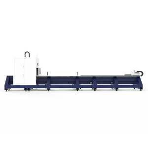 CNC 6016T2C Fiber Laser Tube Cutting Machine High Precision Metal Pipe Laser Cutter