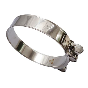Stainless Steel Single Bolt Hose Clamp