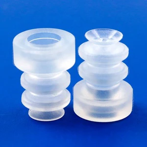 Custom Wholesale Vacuum Glass Clear Suction Cup Silicone Rubber Suckers