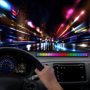 RGB Color Sound Control Light Car Atmosphere Lamp Desktop Ambient Sound Control Pickup Led Music Rhythm Light
