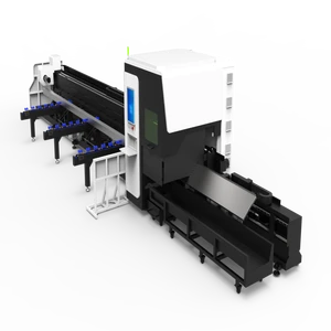 Tuosheng TS-TC6024 Semi-Automatic Laser Pipe Cutting Machine Equipped With Servo Follow-up Feeding And Beveling For Pipe Cutting