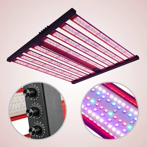 For 800W/1000W/1300W Full Spectrum Aluminum LED Plant Light LM301B LM301H UV IR Dimmable Bloom Hydroponic Vegetable Growth