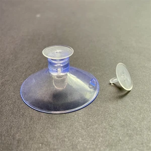 4.2cm Diameter Clear Suction Cup Multifunction Thumb Tack Hook for Kitchen Bathroom Glass Windows-Reusable High Precision Wall