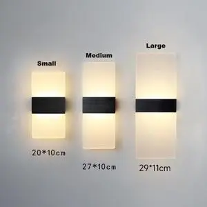 Interior Bedroom Home Decorative LED Wall Lamp Modern Design 2700K-6000K Color Temperature High CRI 90 AC 85-265V
