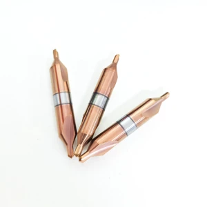 Drilling Tools Stock 3.15mm 4mm HRC55 Tungsten Carbide Center Drills With TiSiN Coating