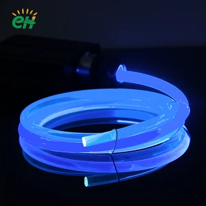 Factory Direct Supply 12V IP67 Rated Aluminum Alloy Side Emitting LED Fiber Optic Light High Brightness RGB Seven Color Changing