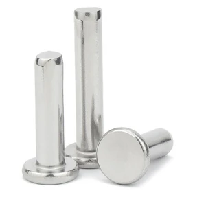 ISO Pop Blind Rivet Class 4.8&6.8 Bright Solid Carbon Steel Rivets with Round Head for Iron Steel & Aluminum