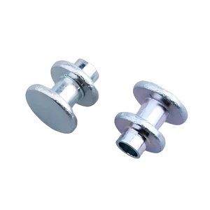 Custom Fastener Carbon Steel Zinc Plated Double Flat Head Anti Slip Rivets Pin Solid Industrial Rivet for Window