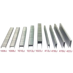Factory Supply 10J Series Furniture Steel Pin Nail 1013J Staples Industrial Grade Smooth Shank Zinc Plated