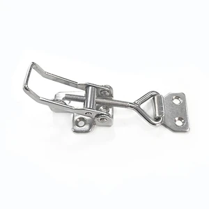 Adjustable 304 Stainless Steel Lock Hasp Heavy Duty Clamp Boat Latch Toggle Catch Buckle Toggle Latches with Bag Packaging