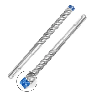 Durable 4-Cutter Full Carbide Masonry Hammer Drill Bit Concrete Rebar Stone Brick Wood SDS-PLUS Shank Long Life Large Hole Core