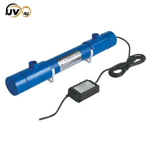 PUVC-2T30/T8 UV Lamp Disinfection Sterilization Equipment PVC Single Water Uv Sterilizer for Fishpond Aquariums