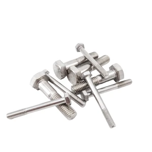 Bolt Manufacturer Stainless Steel High Strength Hex Bolt Din 933 931 Hex Head Screw Bolt