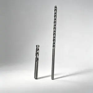 CUFFNOD Straight Shank Uncoated Carbide Split Point Right Hand Drill Bit for Aluminum DIN Standard Model D5.6-D8.5
