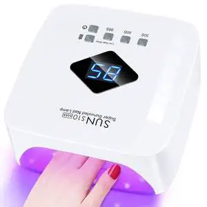 2026 New Arrival Cordless Rechargeable 120W Professional UV LED Nail Lamp Auto Sensor Gel Polish Drying Salon Home Use SUN S10