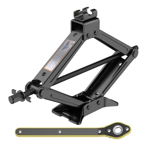 Factory Direct Sale Steel 2T Scissor Jack with 95MM-385MM Lifting Height and 12 Months Warranty