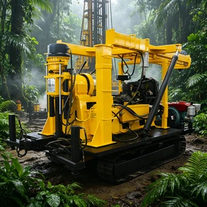 High Torque Hydraulic Power Head Centralized Console Fully Hydraulic Core Drilling Rig for Tungsten Ore