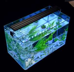 285mm Six-row LED Aquarium Light, Blue, White, Red, Green, Adjustable Gear Lighting, with Fish tank Clip, Aquatic Plant Lighting