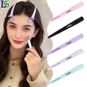 Professional Hair Styling Non-slip Plastic Duckbill Hair Clip Plastic Traceless Bird Clamp Partition Positioning Clips With Logo