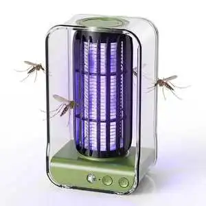 Free Sample Sensor Rechargeable Electric Mosquito Killer Lamp Light Sensor Light UV Light Wave Trap Silent Shock Insect Zapper