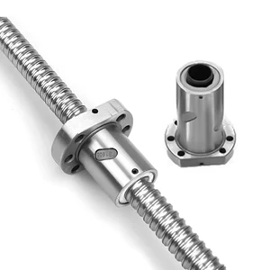 Customizable High Precision Steel Ball Screw Nut C3 C5 C7 SFU2504 New Condition 100mm 200mm 300mm 500mm 1000mm Lengths